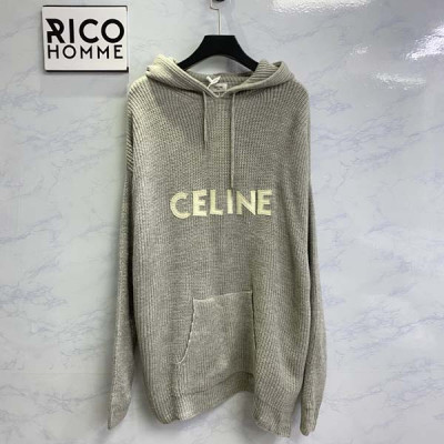CEL*NE 리브드 울 후드 스웨터 (1:1 HIGH PREMIUM)