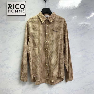 미*미* 스트레이트 브라운 셔츠 (PREMIUM)