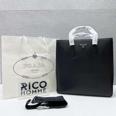 프RA다 크로스 해치 사피아노 가죽 토트백