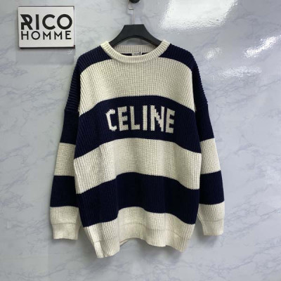 CEL*NE 드롭 숄더 스트라이프 스웨터 니트 (1:1 HIGH PREMIUM)