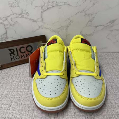 N*KE X 트래비스 스캇 에어 조던 1 로우 카나리아