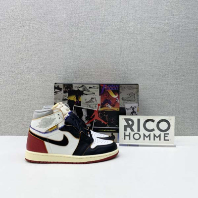 N*KE 에어조던1 유니온 블랙토