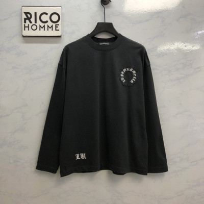 크롬HA츠 톤온톤 크로스 롱슬리브 티셔츠 (PREMIUM)