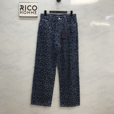 루이B통 빈티지 플라워 데님 트위드 후드 집업 & 팬츠 (1:1 HIGH PREMIUM)