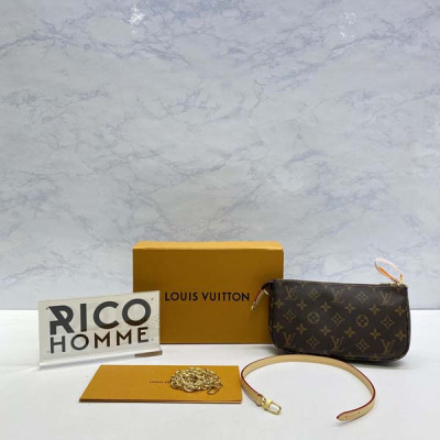 루이B통 모노그램 소가죽 포쉐트 미니 백 (리얼공장)