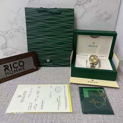 롤*스 데이저스트 옐로우골드 텐포 41mm 오이스터 콤비 1:1 최상급 (싱크 99.8%)