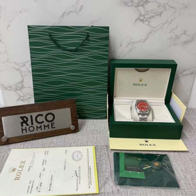 롤*스 오이스터 퍼페츄얼 코랄레드 다이얼 41mm 1:1 최상급 (싱크 99.8%)