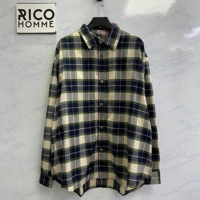 로E베 애너그램 플란넬 체크 오버 셔츠 (1:1 HIGH PREMIUM)