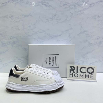 메종 미하라 야S히로 블레이키 OG 로우 탑 스니커즈 화이트