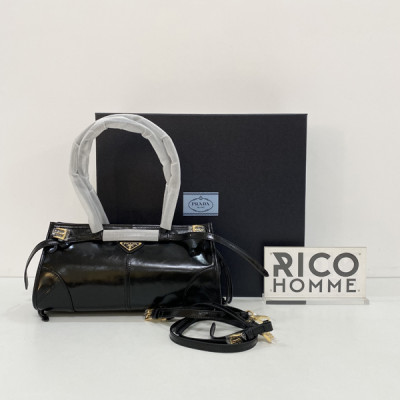 프RA다 보니 미디엄 가죽 핸드백 (3color)