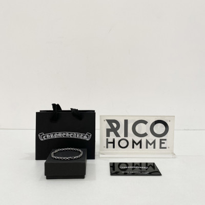 크롬HA츠 이서진 페이퍼체인 팔찌 (순은 s925)