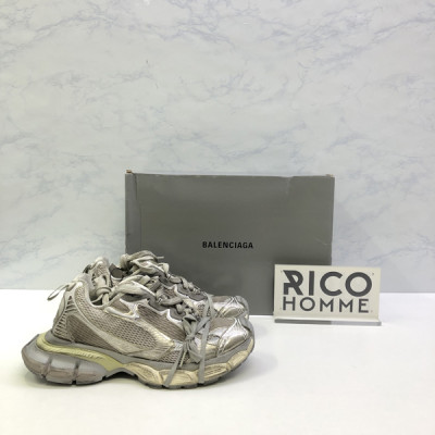 발렌시A가 3XL 트레이너 스니커즈 (화이트)