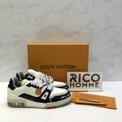 루이B통 트레이너 스니커즈 네이비