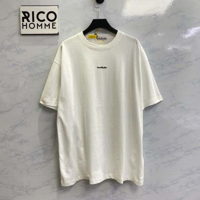 ACN 오가닉 골지 크루넥 반팔 티셔츠 (PREMIUM)