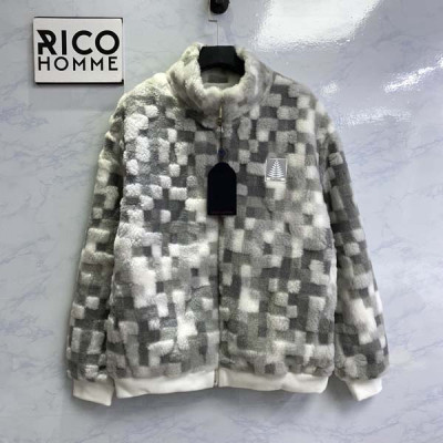 루이B통 다미에 카모플라주 플리스 블루종 자켓 (1:1 HIGH PREMIUM)