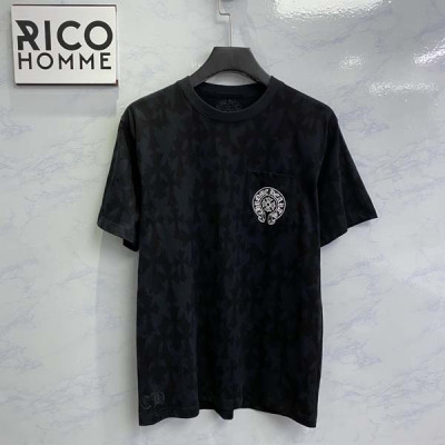 크롬HA츠 홀슈스 세메터리 반팔 티셔츠 & 쇼츠 팬츠 (1:1 HIGH PREMIUM)