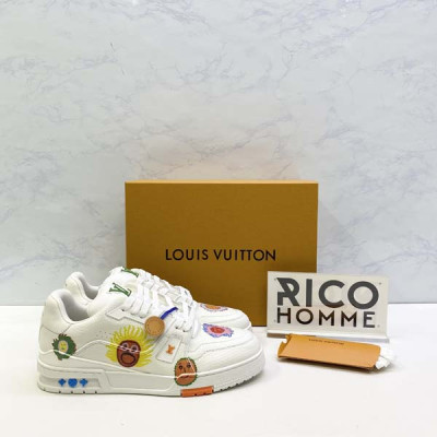 루이B통 X YK LV 프린트 트레이너 스니커즈 (2color)