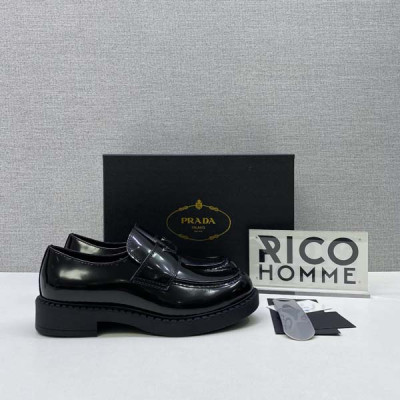 프RA다 브러시드 가죽 로퍼