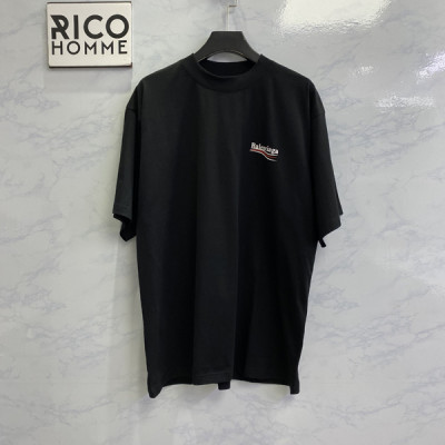 발렌시A가 빈티지 CAMPAIN 웨이브 반팔 티셔츠 (PREMIUM)