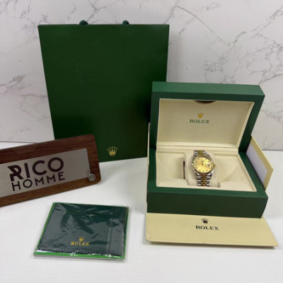 롤*스 데이저스트 옐로우 골드 텐포 36mm 쥬빌레 콤비 1:1 최상급 (싱크 99.8%)