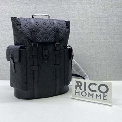 루이B통 크리스토퍼 모노그램 토뤼옹 소가죽 백팩