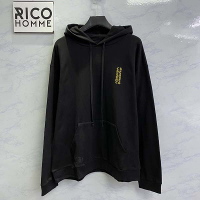 크롬HA츠 십자가 레터링 후드 티셔츠 (PREMIUM)