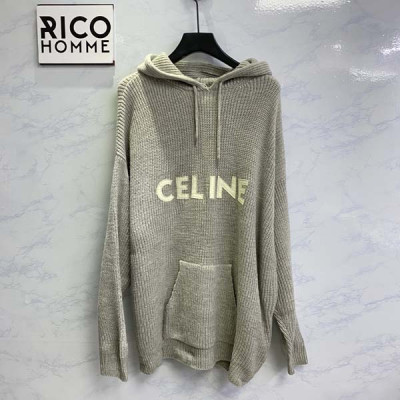 CEL*NE 리브드 울 후드 스웨터 (1:1 HIGH PREMIUM)
