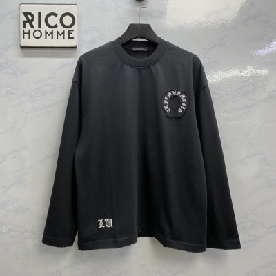 크롬HA츠 톤온톤 크로스 롱슬리브 티셔츠 (PREMIUM)