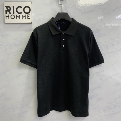 루이B통 다미에 피케 폴로 반팔 티셔츠 (PREMIUM)