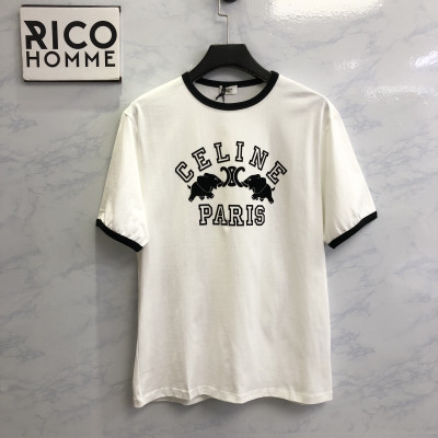 CEL*NE 엘리펀트 PARIS 플로킹 반팔 티셔츠 (1:1 HIGH PREMIUM)