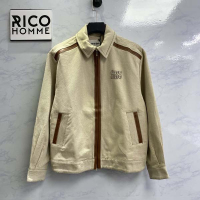 미*미* 자카드 캔버스 블루종 자켓 (PREMIUM)