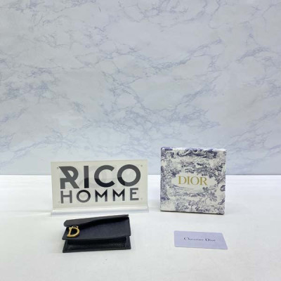 D올 블랙 새들 카드홀더