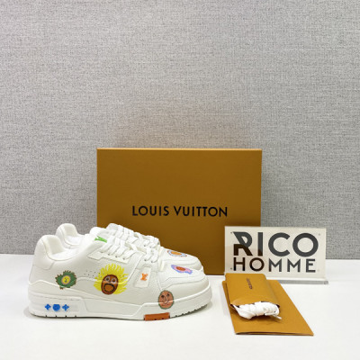 루이B통 X YK LV 프린트 트레이너 스니커즈 (2color)