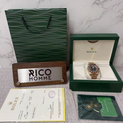 롤*스 GMT-Master2 루트비어 골드 1:1 최상급 (싱크 99.8%)