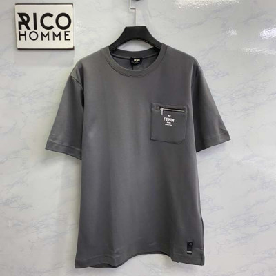 펜D FF 자카드 포켓 반팔 티셔츠 (PREMIUM)