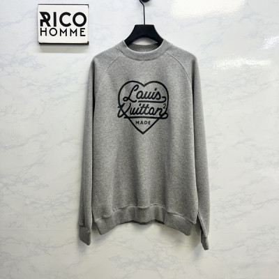 루이B통 X 니고 프린티드 하트 맨투맨 티셔츠 (1:1 HIGH PREMIUM)