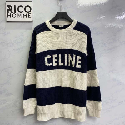 CEL*NE 드롭 숄더 스트라이프 스웨터 니트 (1:1 HIGH PREMIUM)