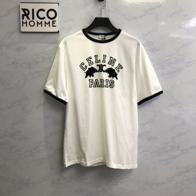 CEL*NE 엘리펀트 PARIS 플로킹 반팔 티셔츠 (1:1 HIGH PREMIUM)