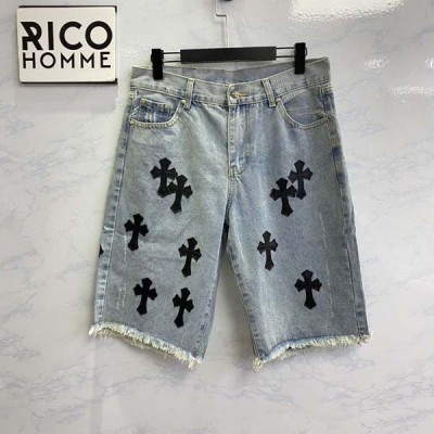 크롬HA츠 크로스 워싱 데님 숏 팬츠 (PREMIUM)