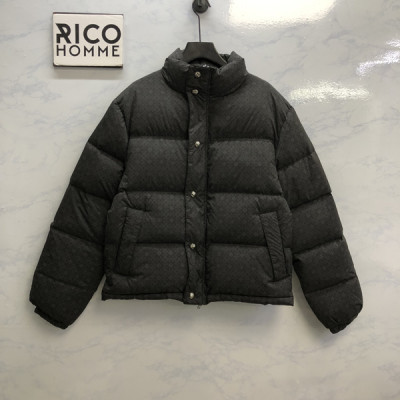 크롬HA츠 자카드 크로스 구스 다운 패딩 자켓 (1:1 HIGH PREMIUM)