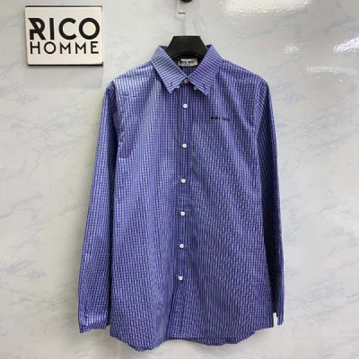 남녀공용 미*미* 블루 체크 셔츠 (1:1 HIGH PREMIUM)