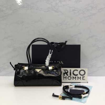 프RA다 보니 미디엄 가죽 핸드백 (3color)