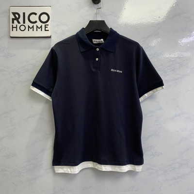 미*미 레이어드 피케 폴로 반팔 티셔츠 (1:1 HIGH PREMIUM)