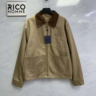 루이B통 워크웨어 코튼 캔버스 블루종 데님 자켓 (1:1 HIGH PREMIUM)