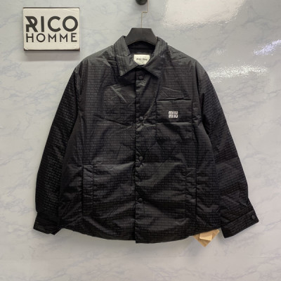 미*미* 아이코닉 셔츠 패딩 다운 자켓 (PREMIUM)