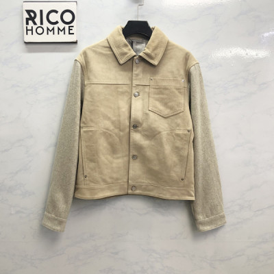 D올 2024FW 소가죽 스티치 울 자켓 (1:1 HIGH PREMIUM)