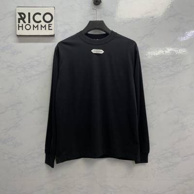 남녀공용 D올 Paris 시그니처 라벨 롱 슬리브 티셔츠 (1:1 HIGH PREMIUM)