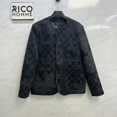 루이B통 다모플라주 부클레 자카드 자켓 (PREMIUM)