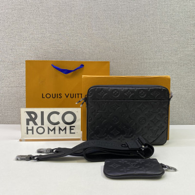 루이B통 듀오 메신저백 블랙 (PREMIUM)