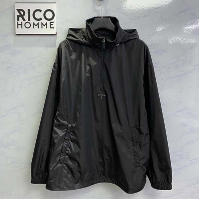 프RA다 삼각로고 나일론 아노락 하프 집업 (PREMIUM)